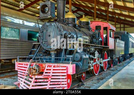 Généralités II - locomotive à vapeur 4-4-0 Banque D'Images