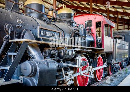 Généralités II - locomotive à vapeur 4-4-0 Banque D'Images