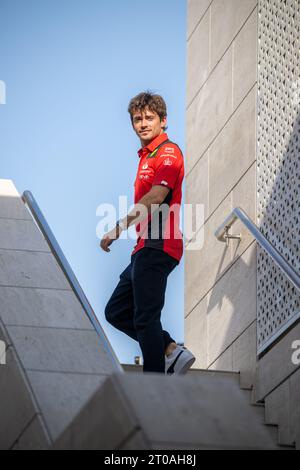 Doha, Qatar. 5 octobre 2023. CHARLES LECLERC (MCO) FERRARI . AHMAD AL-SHEHAB/Alamy Live News Banque D'Images