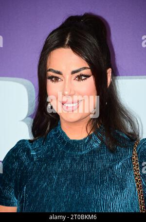Royal Festival Hall, Londres, Royaume-Uni. 5 octobre 2023. BFI 2023 : Huda Kattan participe aux Bikeriders, Londres, Royaume-Uni crédit : Voir Li/Picture Capital/Alamy Live News Banque D'Images