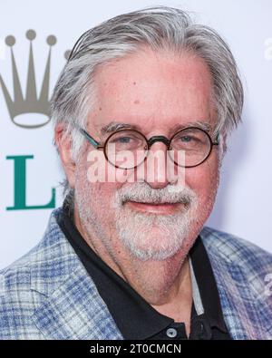 Los Angeles, États-Unis. 05 octobre 2023. LOS ANGELES, CALIFORNIE, États-Unis - OCTOBRE 05 : le dessinateur, scénariste, producteur et animateur américain Matt Groening arrive au gala du 20e anniversaire de l'Orchestre philharmonique de Los Angeles en l'honneur de Frank Gehry qui s'est tenu au Walt Disney concert Hall le 5 octobre 2023 à Los Angeles, Californie, États-Unis. (Photo de Xavier Collin/image Press Agency) crédit : image Press Agency/Alamy Live News Banque D'Images