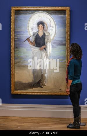 Dublin, Irlande. 06 octobre 2023. Été ,1904 Lavery. On Location - Une étude majeure de plus de 70 peintures du maître irlandais moderne Sir John Lavery (1856 - 1941), la première exposition monographique majeure à la National Gallery of Ireland en 38 ans (7 octobre 2023 - 14 janvier 2024). L'exposition est d'autant plus remarquable qu'il s'agit de la première exposition présentée en partenariat avec le Ulster Museum de Belfast (23 février - 9 juin 2024) et les National Galleries Scotland à Édimbourg (20 juillet - 27 octobre 2024).Paul Quezada-Neiman/Alamy Live News crédit : Paul Quezada-Neiman/Alamy Live News Banque D'Images