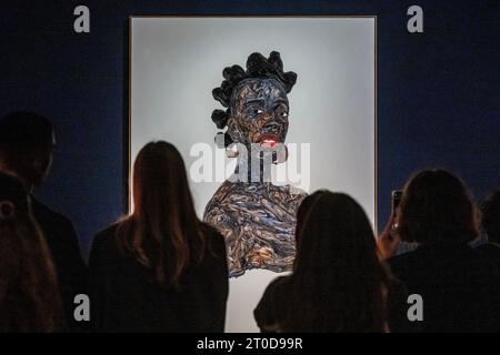 Londres, Royaume-Uni. 6 octobre 2023. 20th/21st Century : les moments forts de la vente du soir à Christies London. Crédit : Guy Bell/Alamy Live News Banque D'Images