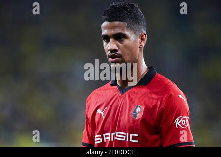 Ludovic Blas, du Stade Rennais FC, est présent lors du match de football du groupe F du 1e tour de l'UEFA Europa League, jour 2, entre Villarreal CF et le Stade Rennais Banque D'Images