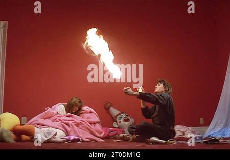 ST. ELMO'S FIRE 1985 film Columbia Pictures avec demi Moore et Rob Lowe Banque D'Images