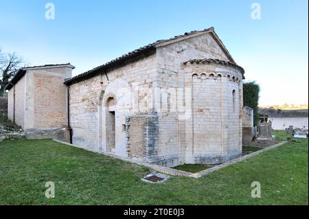 San Severino Marche, San Pietro (Marche - Mc), église de San Clemente, dans le cimetière de la ville Banque D'Images