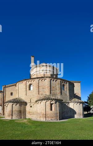 Montecosaro (Marche - Mc). église Santa Maria in Piè di Chienti Banque D'Images