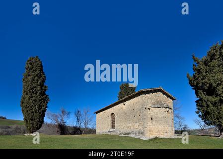 Rotella (Marche - AP). Oratoire de la Verdente Banque D'Images