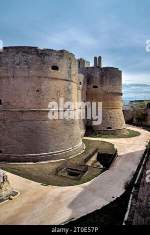 Otranto (Italie, Pouilles, province de Lecce) Château aragonais Banque D'Images