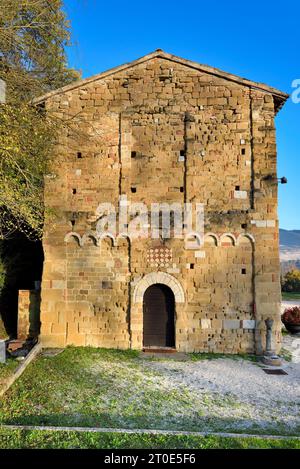 Gagliole (Italie, Marches, province de Macerata), église paroissiale de San Zenone ou Santa Maria della Pieve Banque D'Images