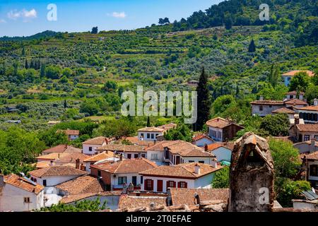 Village de Sirince dans la province d'Izmir, Selcuk Turquie. Banque D'Images