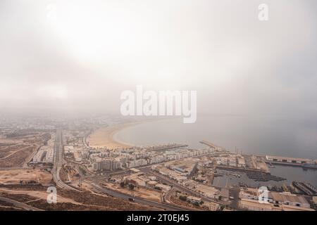 Maroc, Agadir, vue ville Banque D'Images