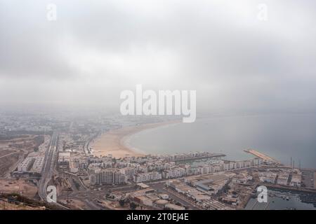 Maroc, Agadir, vue ville Banque D'Images