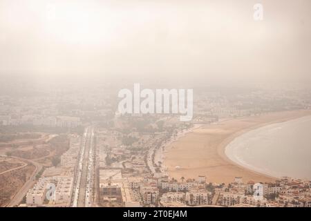 Maroc, Agadir, vue ville Banque D'Images