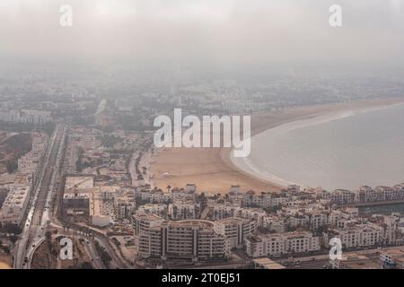 Maroc, Agadir, vue ville Banque D'Images