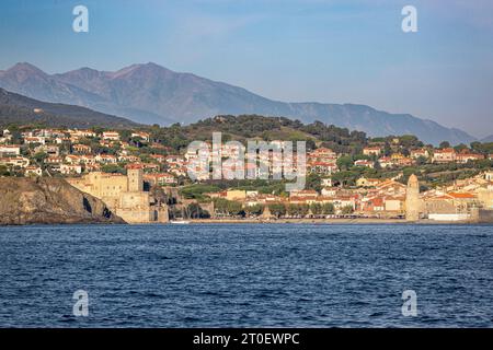 Port de Collioure, Occitanie, France. Banque D'Images
