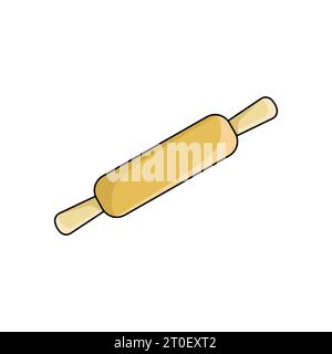 Icône boulangerie Rolling PIN. Élément de conception vectoriel pour illustration de concepts de cuisine, de nourriture et de boissons Illustration de Vecteur