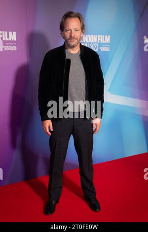 Peter Sarsgaard arrive pour une projection de Memory lors du BFI London film Festival au Curzon Mayfair de Londres. Date de la photo : Vendredi 6 octobre 2023. Banque D'Images