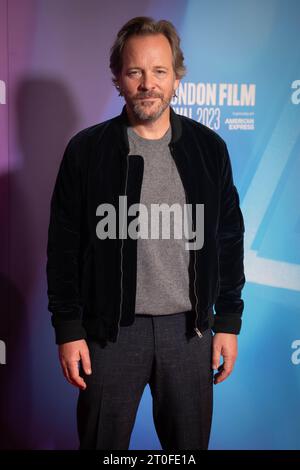 Peter Sarsgaard arrive pour une projection de Memory lors du BFI London film Festival au Curzon Mayfair de Londres. Date de la photo : Vendredi 6 octobre 2023. Banque D'Images