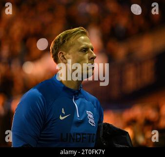 6 octobre 2023 ; St Andrews, Birmingham, West Midlands, Angleterre; EFL Championship football, Birmingham City contre West Bromwich Albion ; Marc Roberts de Birmingham Banque D'Images