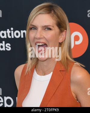 Los Angeles, États-Unis. 06 octobre 2023. Rhea Seehorn arrive au Step Up's Annual inspiration Awards 2023 qui se tient au Skirball Cultural Center de Los Angeles, CA, le vendredi 06 octobre 2023. (Photo de Sthanlee B. Mirador/Sipa USA) crédit : SIPA USA/Alamy Live News Banque D'Images