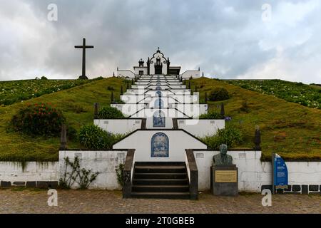 Vila Franca do Campo, Portugal, Ermida de Nossa Senhora da Paz. Chapelle notre Dame de la paix à Sao Miguel, Açores. Chapelle notre Dame de la paix, Sao M. Banque D'Images