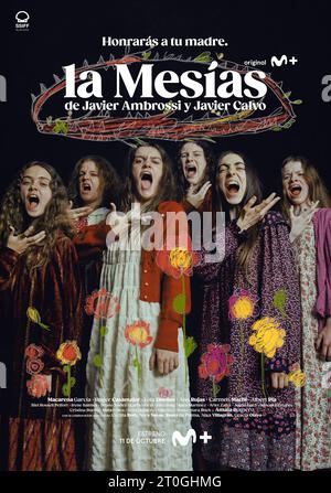 LA MESIAS (2023), dirigée par JAVIER CALVO et JAVIER AMBROSSI. Crédit : Movistar plus+ / Album Banque D'Images