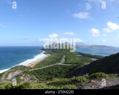 Voyage et tourisme des Caraïbes, îles et plages, animaux et plantes. Banque D'Images