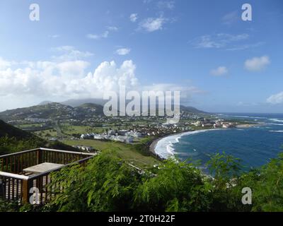 Voyage et tourisme des Caraïbes, îles et plages, animaux et plantes. Banque D'Images