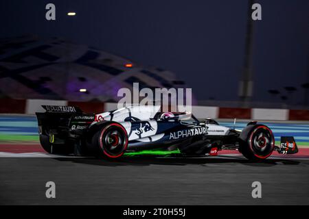 Lusail, Losail, octobre 06, Liam Lawson, de Nouvelle-Zélande, concourt pour AlphaTauri. Qualification, ronde 18 du championnat de Formule 1 2023. Crédit : Michael Potts/Alamy Live News Banque D'Images