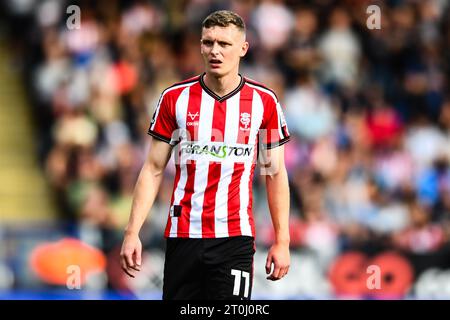 Ethan Hamilton (11 Lincoln City) regarde lors du match de Sky Bet League 1 entre Peterborough et Lincoln City à London Road, Peterborough le samedi 7 octobre 2023. (Photo : Kevin Hodgson | MI News) crédit : MI News & Sport / Alamy Live News Banque D'Images