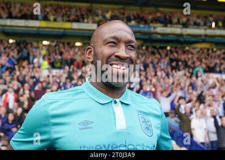 Sheffield, Royaume-Uni. 07 octobre 2023. Directeur de Huddersfield Town Darren Moore lors du Sheffield Wednesday FC v Huddersfield Town FC Sky BET EFL Championship Match au Hillsborough Stadium, Sheffield, Royaume-Uni le 7 octobre 2023 crédit : Every second Media/Alamy Live News Banque D'Images