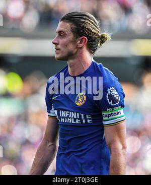 Turf Moor, Burnley, Lancashire, Royaume-Uni. 7 octobre 2023. Premier League football, Burnley contre Chelsea ; Conor Gallagher de Chelsea crédit : action plus Sports/Alamy Live News Banque D'Images