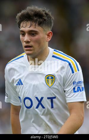 Leeds, Royaume-Uni. 07 octobre 2023. Daniel James #20 de Leeds United lors du Sky Bet Championship Match Leeds United vs Bristol City à Elland Road, Leeds, Royaume-Uni, le 7 octobre 2023 (photo par James Heaton/News Images) à Leeds, Royaume-Uni le 10/7/2023. (Photo de James Heaton/News Images/Sipa USA) crédit : SIPA USA/Alamy Live News Banque D'Images