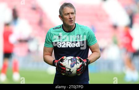 Alan Fettis, entraîneur de gardien de but de Middlesbrough, lors du Sky Bet Championship match entre Sunderland et Middlesbrough au Stadium of Light, Sunderland, le samedi 7 octobre 2023. (Photo : Michael Driver | MI News) crédit : MI News & Sport / Alamy Live News Banque D'Images