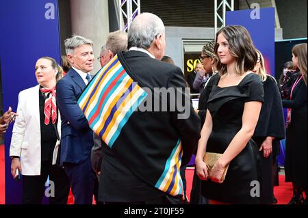 Royal Festival Hall, 7 octobre 2023, invité à The Killers of the Flower Moon - 67th BFI London film Festival, Londres, Royaume-Uni. Crédit : Voir Li/Picture Capital/Alamy Live News Banque D'Images