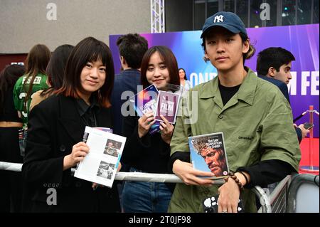 Royal Festival Hall, 7 octobre 2023, invité à The Killers of the Flower Moon - 67th BFI London film Festival, Londres, Royaume-Uni. Crédit : Voir Li/Picture Capital/Alamy Live News Banque D'Images