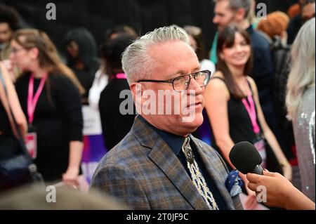 Royal Festival Hall, le 7 octobre 2023, Bradley Thomas participe aux Killers of the Flower Moon - 67th BFI London film Festival, Londres, Royaume-Uni. Crédit : Voir Li/Picture Capital/Alamy Live News Banque D'Images