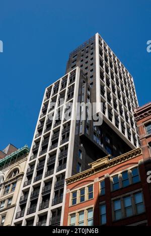 Flatiron House condominiums est situé au 39 W. 23rd St. dans le quartier historique Flatiron, 2023, New York City, États-Unis Banque D'Images