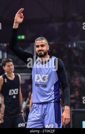 Amsterdam, pays-Bas. 06 octobre 2023. Lors du 3x3 World Tour Amsterdam Masters 2023 match entre UB et Partizan à Gashouder le 6 octobre 2023 à Amsterdam, pays-Bas Credit : Orange pics BV/Alamy Live News Banque D'Images
