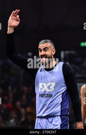 Amsterdam, pays-Bas. 06 octobre 2023. Lors du 3x3 World Tour Amsterdam Masters 2023 match entre UB et Partizan à Gashouder le 6 octobre 2023 à Amsterdam, pays-Bas Credit : Orange pics BV/Alamy Live News Banque D'Images