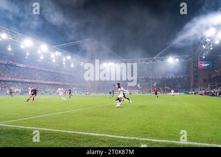 Gênes, Italie. 07 octobre 2023. Vue générale du stade Luigi Ferrari lors du match Serie A Tim entre Gênes CFC et AC Milan au stade Luigi Ferrari le 7 octobre 2023 à Gênes, Italie. Crédit : Giuseppe Maffia/Alamy Live News Banque D'Images