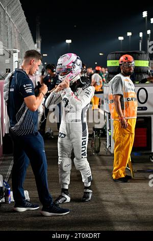 Doha, Katar. 07 octobre 2023. 7 octobre 2023, Losail International circuit, Doha, Formule 1 Qatar Airways Qatar Grand Prix 2023, dans la photo Liam Lawson (NZL), Scuderia AlphaTauri crédit : dpa/Alamy Live News Banque D'Images
