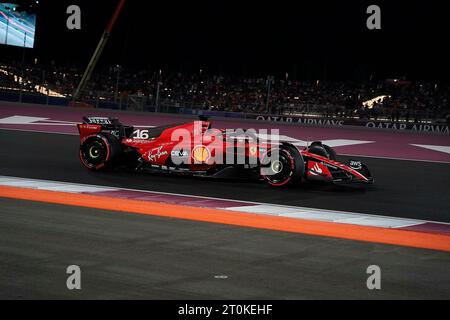 Doha, Katar. 07 octobre 2023. 7 octobre 2023, Losail International circuit, Doha, Formule 1 Qatar Airways Qatar Grand Prix 2023, dans la photo Charles Leclerc (MCO), Scuderia Ferrari Credit : dpa/Alamy Live News Banque D'Images