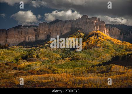 Automne dans la montagne San Juan du Colorado Banque D'Images