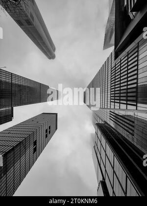 NYC vue sur le ciel Banque D'Images