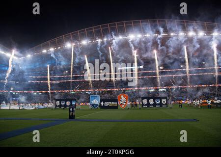 Sydney, Australie. 07 octobre 2023. Une vue générale du stade avant le match de finale de la coupe d'Australie 2023 entre le Sydney FC et le Brisbane Roar FC à l'Allianz Stadium le 7 octobre 2023 à Sydney, Australie Credit : IOIO IMAGES/Alamy Live News Banque D'Images