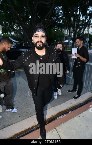 Coral Gables, États-Unis. 05 octobre 2023. CORAL GABLES, FLORIDE - 05 OCTOBRE : Luis Figueroa assiste aux Billboard Latin Music Awards 2023 au Watsco Center le 05 octobre 2023 à Coral Gables, Floride. (Photo de JL/Sipa USA) crédit : SIPA USA/Alamy Live News Banque D'Images