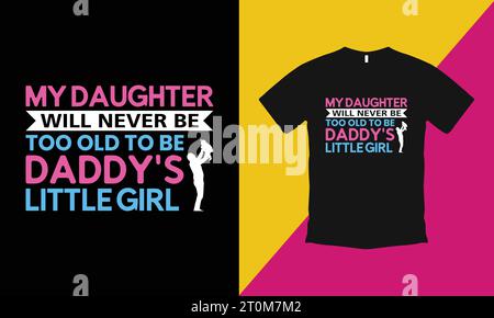 T-shirt fête des pères Design Vector Typographie Père Dad Chemise, Papa cadeau pour hommes et femmes Illustration de Vecteur