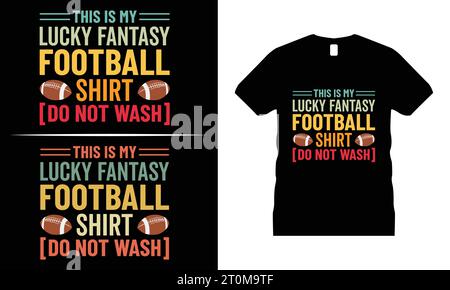 American football Tshirt Design Lover Funny Typography Vector Graphics Rugby shirt hommes et femmes cadeaux Illustration de Vecteur